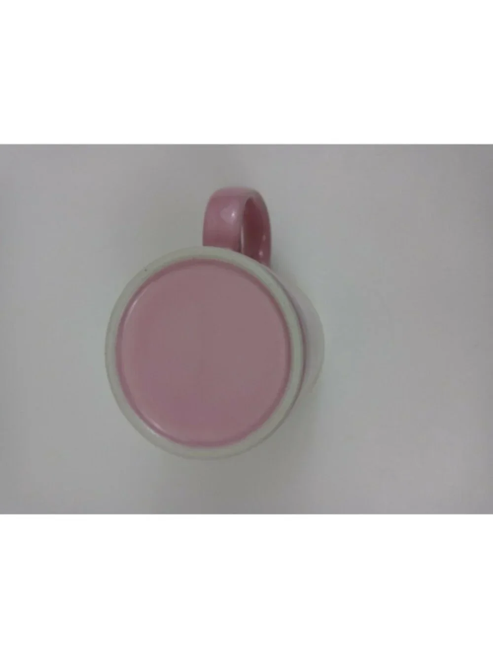 Precious Moments Chapel Carthage, Missouri Pink & Gold Coffee Mug Cup 4